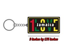 Jamaican PVC Rubber Keychain picture