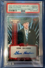 2024 Leaf Metal Pop Century Gene Hackman AUTO 1/1 Red Spectrum PSA HH-GH1 One Of picture