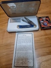 CASE XX KNIFE LMTD EDITION COLLECTOR JEFF GORDON BONE TRAPPER VNTG 1992 ONLY 100 picture