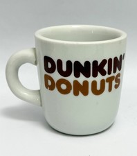 Dunkin' Donuts Vtg Ceramic Coffee Mug ‘60’s Thick Logo Cup Arbor Inter Taiwan picture