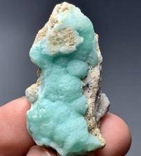 75 Cts Blue Aragonite/ Smithsonite Specimen From Afghanistan. picture