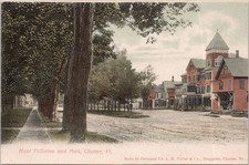 Hotel Fullerton Park Chester VT Postcard c1900s A. H. Fuller Druggists Germany picture