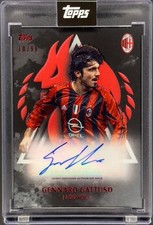 2024/25 Topps AC Milan 125th Anniversary Gennaro Gattuso I Diavoli Auto 10/99 picture