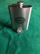 HARLAND AND WOLF FLASK & PIN SET -- THE GREAT SHIPYARD THAT BUILT TITANIC picture
