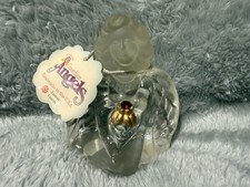 FENTON GUARDIAN ANGELS BIRTHSTONE BIRTHDAY ANGEL JANUARY GARNET picture