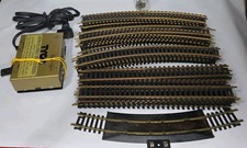 ATLAS/TYCO 899V Switch HO Scale 34 Brass Train Tracks (20 Curved 14 Straight) picture