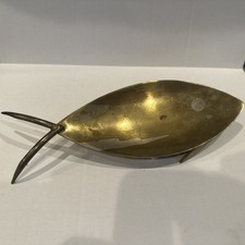 Los Castillo Metales Casados Mexican Modernist Handmade Mixed Metals Dish Fish picture