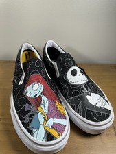 NWOT Vans x Disney Nightmare Before Christmas Jack Sally Slip On M 8.5 W 10 picture