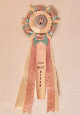 America Cat Fanciers Assoc vintage placement ribbon BEST ALTER picture