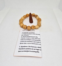 PULSERA PALO SANTO / HOLY WOOD BRACELET PROTEGE MALAS ENERGIAS LIBERA LIMPIA picture
