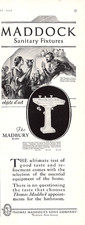 Maddock Sanitary Fixtures The Madbury K-2000 Trenton NJ Vtg 1924 Mag Print Ad picture
