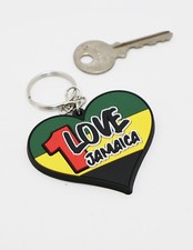Jamaican PVC Rubber Keychain picture