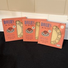 Vintage Roylies Lace Paper Doylies 5 Inch Round Royal Brooklyn NY, USA. 3 Pack picture