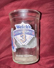 Welch's Jelly Glass Jar Looney Tunes 3 Collector Serie 1994 Sylvester Tom Jerry picture