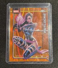 2026 Topps Chrome Marvel Psylocke #92 Orange Raywave 17/25 picture