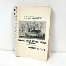 Vintage Emmanuel United Methodist Church (Lembergers) Favorite Recipes Cookbook picture