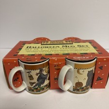 Vintage Halloween DEBBIE MUMM Sakura 1998  Coffee Mugs NOS picture