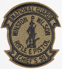 ORIGINAL ARMY NATIONAL GUARD WINSTON P. WILSON RIFLE PISTOL CHIEFS 50 PATCH picture