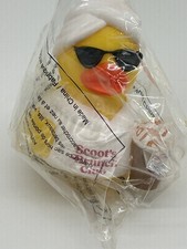New NIP Scooter’s Coffee Rubber Ducky Duck Brunch Club Promo Collectable picture
