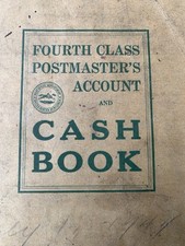 Vintage USPS Fourth Class Postmaster's Account Book July 44 June 45 Alverton PA picture
