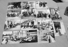 LOT 14 PHOTOS EVIAN LES BAINS JUNE 1918 REPATRIATES GLOSSY 11.5X 15 REPRODUCTIONS picture