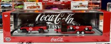 🔥Coca-Cola Classic Diecast Set 1998 GMC Sierra 1500 4x4 & S15 Sonoma Trailer🔥 picture