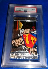 1993 Skybox Return of Superman Foil Pack PSA 8 NM-MT POP 4 picture