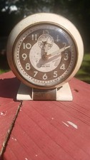 Vtg Late 1950's Westclox Baby Ben Luminous Ivory Finish No 334 Clock Runs picture