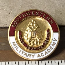 Southwestern military academy Screwback Pin Extremely Rare ~M17~ picture