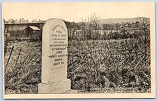 Postcard NY Ticonderoga New York Lord Howe Monument French And Indian War NY12 picture