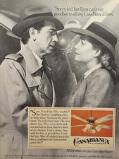 Casablanca Fan Company Pasadena California Vintage Print Ad 1982  picture