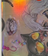 FOIL* Sling Blade Comics #1 🔥 Black Cat & Catwoman 🔥 Mya Terak Ltd 20 Cvr C picture