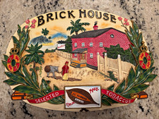 Brick House Cigar Advertising Sign 3D Relief Wall Plaque J.C. Newman Mancave picture