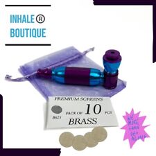 Collectible metal smoking pipes/ Anodized Aluminum / In Organza Pouch picture