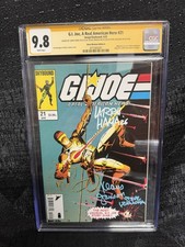 G.I. Joe #21 CGC 9.8 Skybound Facsimile.  X3 Signatures, HAMA, JANSON, LEIALOHA picture