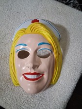 Vintage Nurse Halloween Mask - 1982 C.F. Manufacturing Co. U.S.A picture