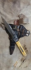 Nice, Civil War,  G. Wostenholm, Antique Bowie Knife With Original Sheath.  picture