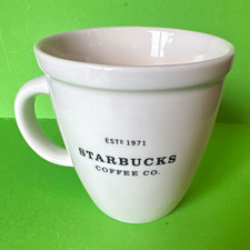 Starbucks Barista White Mug EST 1971 ©2003 Starbucks Coffee Co. Coffee & Tea picture