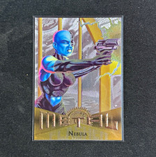 1995 Fleer Marvel SILVER FLASHER Insert #17 Nebula picture
