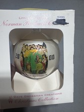 Vintage Norman Rockwell Collection Christmas Ornament - Merry Christmas 2000 Box picture