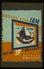 World's Fair,IBM Show Art,Salt Lake City,Utah,UT,59 S State Street,c1939,4 picture