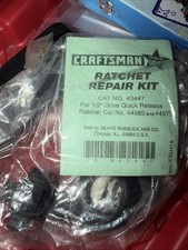Sears Craftsman 43447 repair Kit 1/2” Drive 44985 44975 Ratchet 32T Rare USA MDE picture