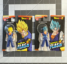 Bandai Dragon Ball Flash Vegeta Figures Lot 2 SSGSS Blue & Yellow Hair Boxed NEW picture