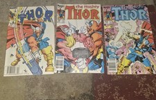 3 Marvel Comics The Mighty THOR 337, 338, 339 1st App. BETA RAY BILL Simonson picture