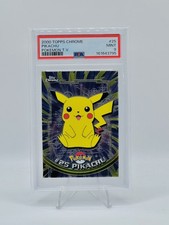 2000 Topps Chrome - Pikachu - Pokémon T.V - PSA 9 picture