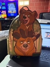 Loungefly Disney Brother Bear Koda & Kenai Stacked Mini Backpack picture
