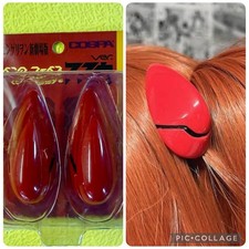 Evangelion Cospa New Theatrical Cosplay Interface Headset Asuka Eva Hair Clips picture