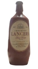 Vintage Lancers Rosé Wine Ceramic Wine Bottle Portugal picture