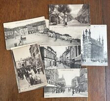 Antique French Postcards-Lot of 13-Villages, people, police officers, RPPC picture