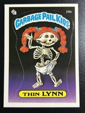 1985 Topps Garbage Pail Kids GPK Card First Series 1 OS1 Matte 29b Thin Lynn CL picture